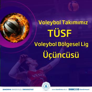 Üniversitemiz Kadın Voleybol Takımı ÜNİLİG Bölgesel Ligde Üçüncü Oldu