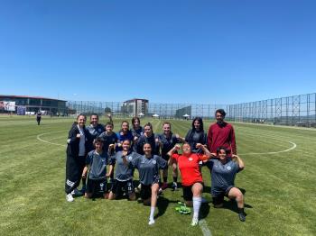 Üniversitemiz, Üniversiteler Arası Kadın Futbol Türkiye Şampiyonası'na katıldı