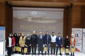 İlim Kültür ve Sanat Topluluğumuz tarafından Kudüs ve Mescid-i Aksa Ödül Töreni düzenlendi