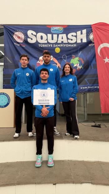 BANÜ ÜNİLİG Squash Türkiye Şampiyonasında 