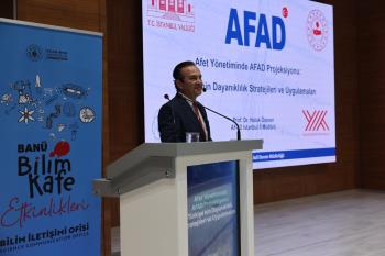 Üniversitemizde “Afet Yönetiminde AFAD Projeksiyonu: Türkiye’nin Dayanıklılık Stratejileri ve Uygulamaları” Konulu Bilim Kafe Etkinliği Gerçekleştirildi