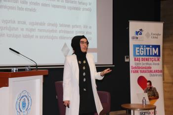 Üniversitemizde ISO 9001:2015 Kalite Yönetim Sistemi Bilgilendirme Eğitimi Gerçekleştirildi
